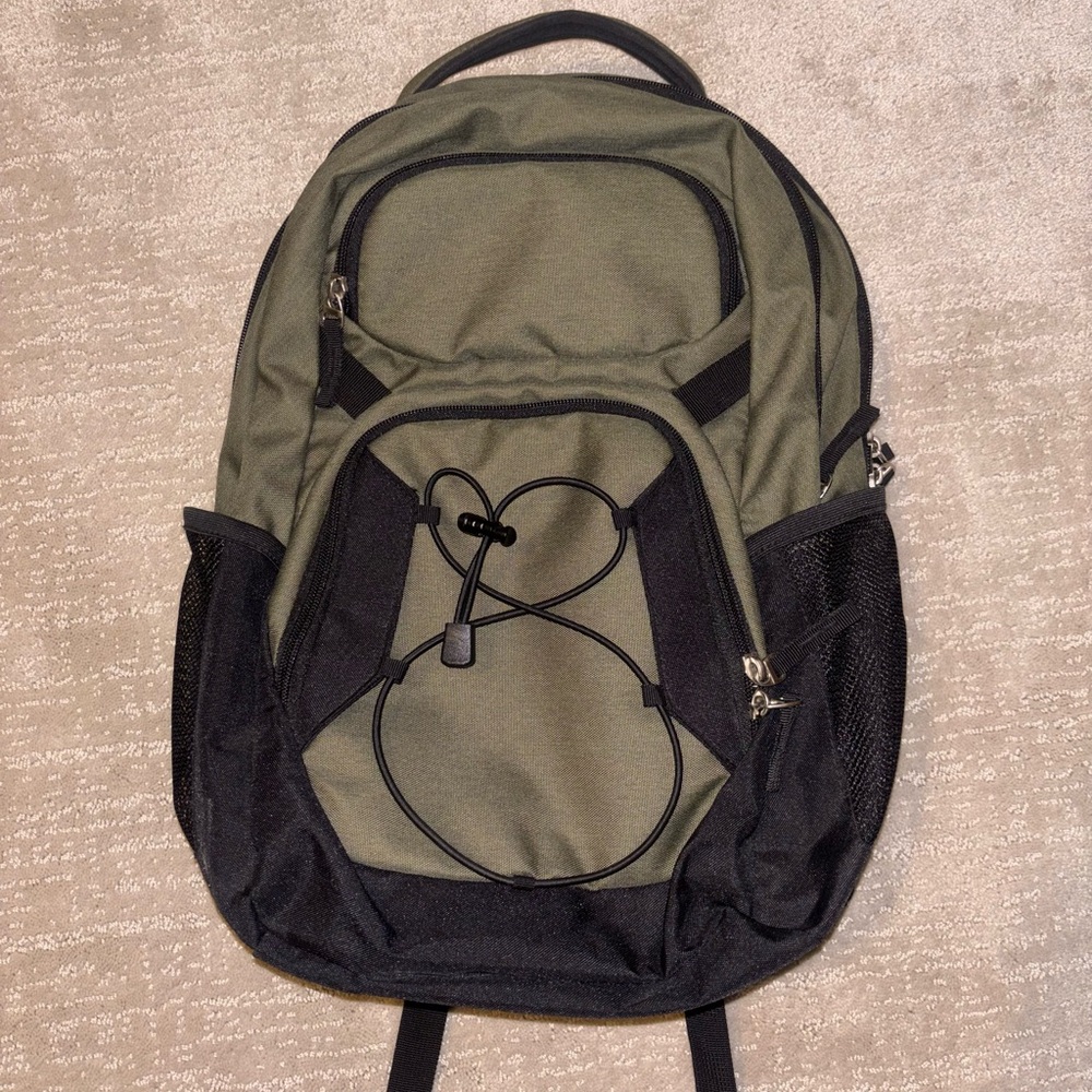 DSG Olive Green and Black Men’s Nylon Backpack